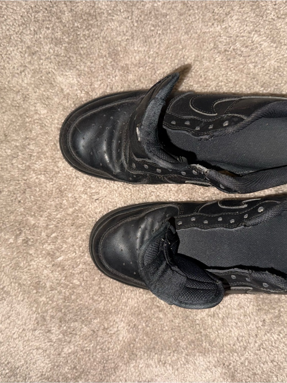 Kids Black Velcro Athletic Sneakers